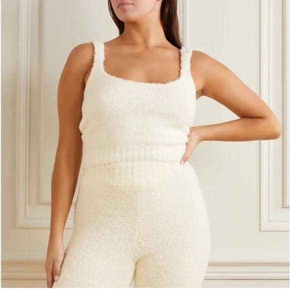 Skims-Cozy Knit Tank Off White Size Small - Picture 1 of 7